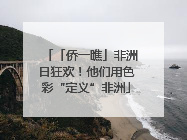 「侨一瞧」非洲日狂欢！他们用色彩“定义”非洲