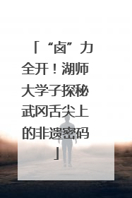 “卤”力全开！湖师大学子探秘武冈舌尖上的非遗密码