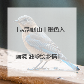 灵韵闾山丨墨色入画境 油彩绘乡情