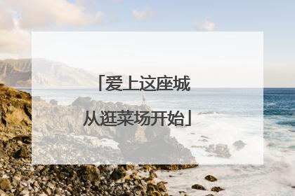 爱上这座城 从逛菜场开始