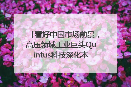 看好中国市场前景，高压领域工业巨头Quintus科技深化本土策略，构建全方位服务亚太区总部