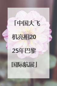 中国大飞机亮相2025年巴黎国际航展