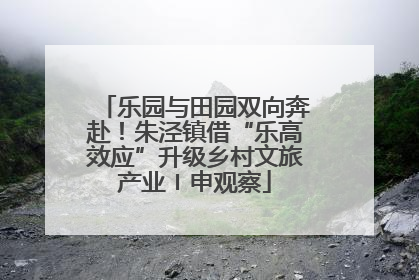 乐园与田园双向奔赴！朱泾镇借“乐高效应”升级乡村文旅产业〡申观察