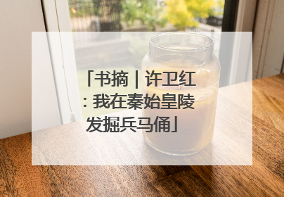 书摘｜许卫红：我在秦始皇陵发掘兵马俑