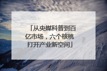 从央媒科普到百亿市场，六个核桃打开产业新空间