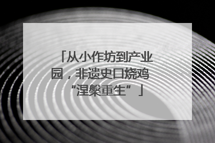 从小作坊到产业园，非遗史口烧鸡“涅槃重生”