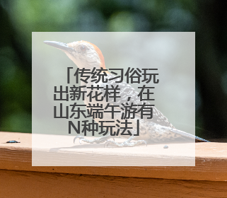 传统习俗玩出新花样，在山东端午游有N种玩法