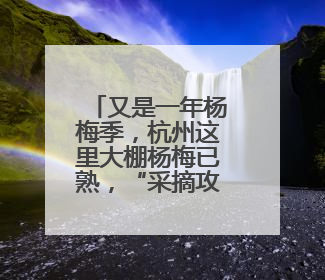 又是一年杨梅季，杭州这里大棚杨梅已熟，“采摘攻略”来了