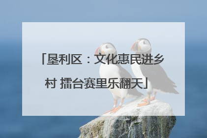 垦利区：文化惠民进乡村 擂台赛里乐翻天