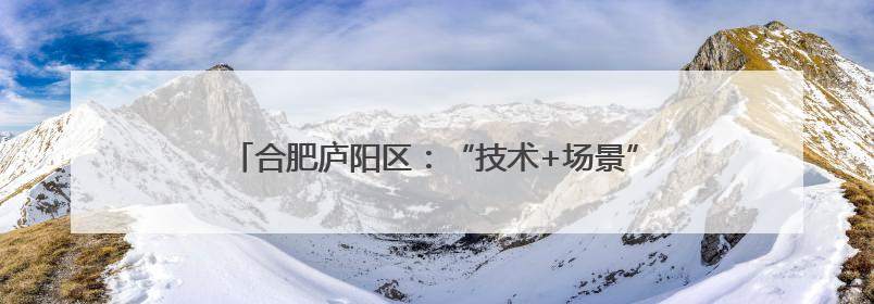 合肥庐阳区：“技术+场景”创新模式助力城市商业再升级