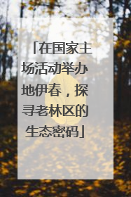 在国家主场活动举办地伊春，探寻老林区的生态密码