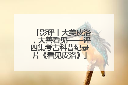 影评丨大美皮洛，大善看见——评四集考古科普纪录片《看见皮洛》