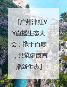 广州津虹YY直播生态大会：携手百度，共筑健康直播新生态