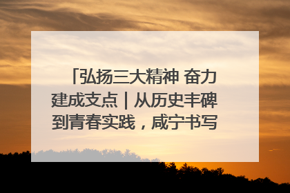弘扬三大精神 奋力建成支点｜从历史丰碑到青春实践，咸宁书写精神传承新篇章