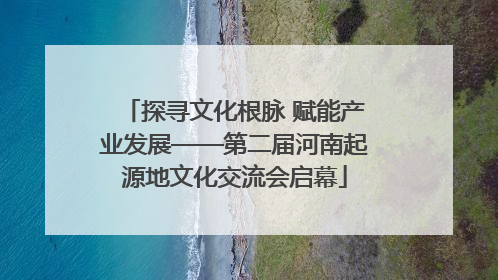 探寻文化根脉 赋能产业发展——第二届河南起源地文化交流会启幕