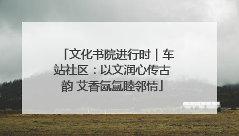文化书院进行时｜车站社区：以文润心传古韵 艾香氤氲睦邻情