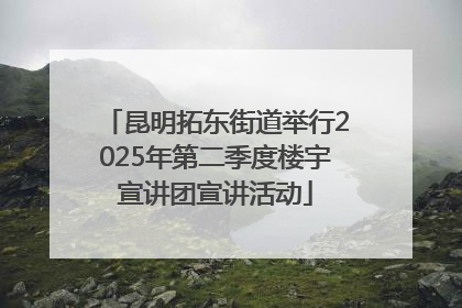 昆明拓东街道举行2025年第二季度楼宇宣讲团宣讲活动