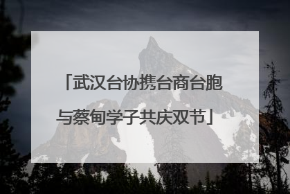 武汉台协携台商台胞与蔡甸学子共庆双节