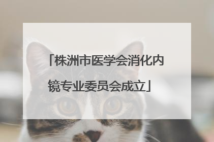 株洲市医学会消化内镜专业委员会成立