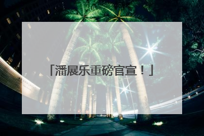 潘展乐重磅官宣！