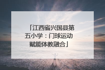 江西省兴国县第五小学：门球运动赋能体教融合