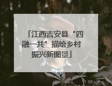 江西吉安县“四融一共”描绘乡村振兴新图景