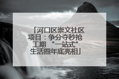 河口区崇文社区项目：争分夺秒抢工期 “一站式”生活圈年底亮相