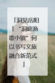 洞见岳阳丨“洞庭渔歌小镇”何以书写文旅融合新范式