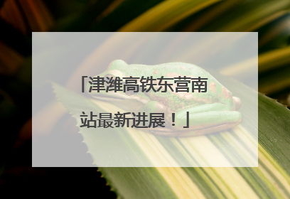 津潍高铁东营南站最新进展！