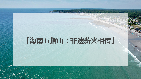 海南五指山：非遗薪火相传