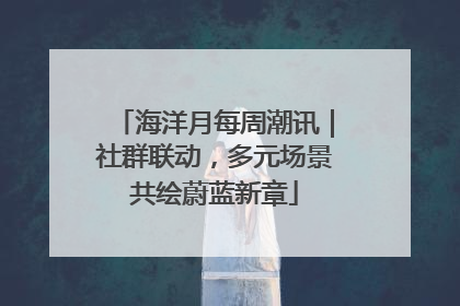 海洋月每周潮讯｜社群联动，多元场景共绘蔚蓝新章
