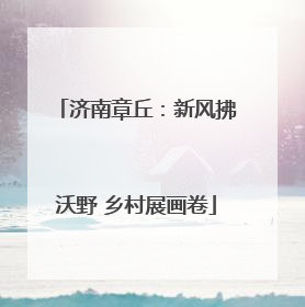 济南章丘：新风拂沃野 乡村展画卷