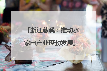 浙江慈溪：推动水家电产业蓬勃发展