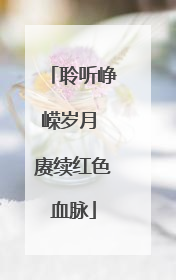 聆听峥嵘岁月 赓续红色血脉