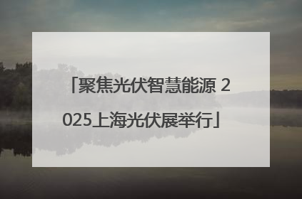 聚焦光伏智慧能源 2025上海光伏展举行