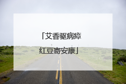 艾香驱病瘴 红豆寄安康