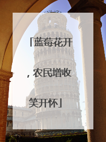 蓝莓花开，农民增收笑开怀