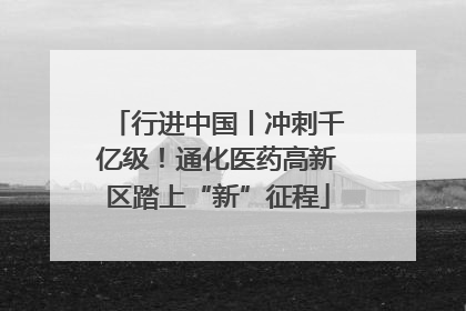 行进中国丨冲刺千亿级！通化医药高新区踏上“新”征程