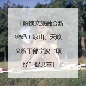 解锁文旅融合新密码！凉山、天峻文旅干部宁波“取经”促共富
