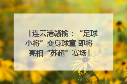 连云港赣榆：“足球小将”变身球童 即将亮相“苏超”赛场