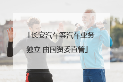 长安汽车等汽车业务独立 由国资委直管