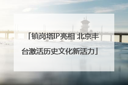 镇岗塔IP亮相 北京丰台激活历史文化新活力
