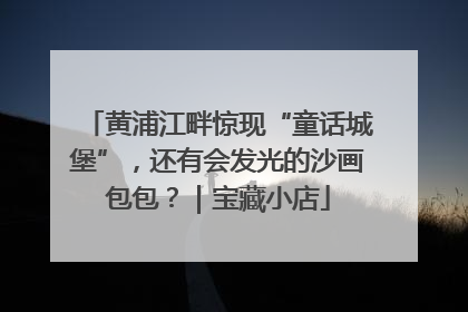 黄浦江畔惊现“童话城堡”，还有会发光的沙画包包？｜宝藏小店