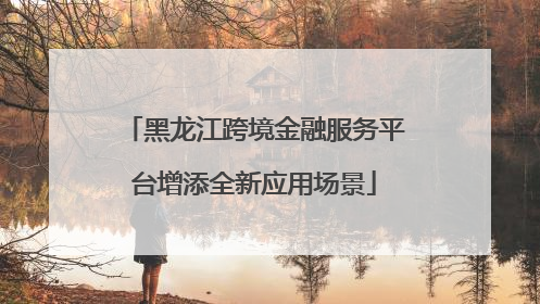 黑龙江跨境金融服务平台增添全新应用场景
