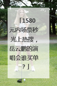 1580元内场票秒光上热搜，岳云鹏的演唱会谁买单？