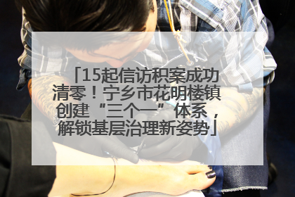 15起信访积案成功清零！宁乡市花明楼镇创建“三个一”体系，解锁基层治理新姿势