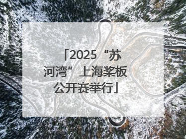 2025“苏河湾”上海桨板公开赛举行