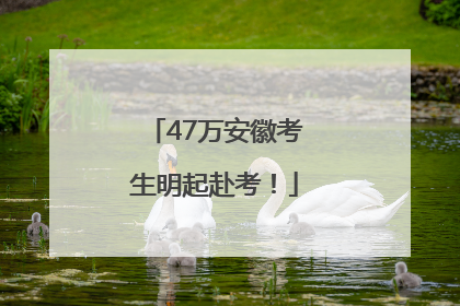 47万安徽考生明起赴考！