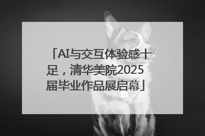 AI与交互体验感十足，清华美院2025届毕业作品展启幕